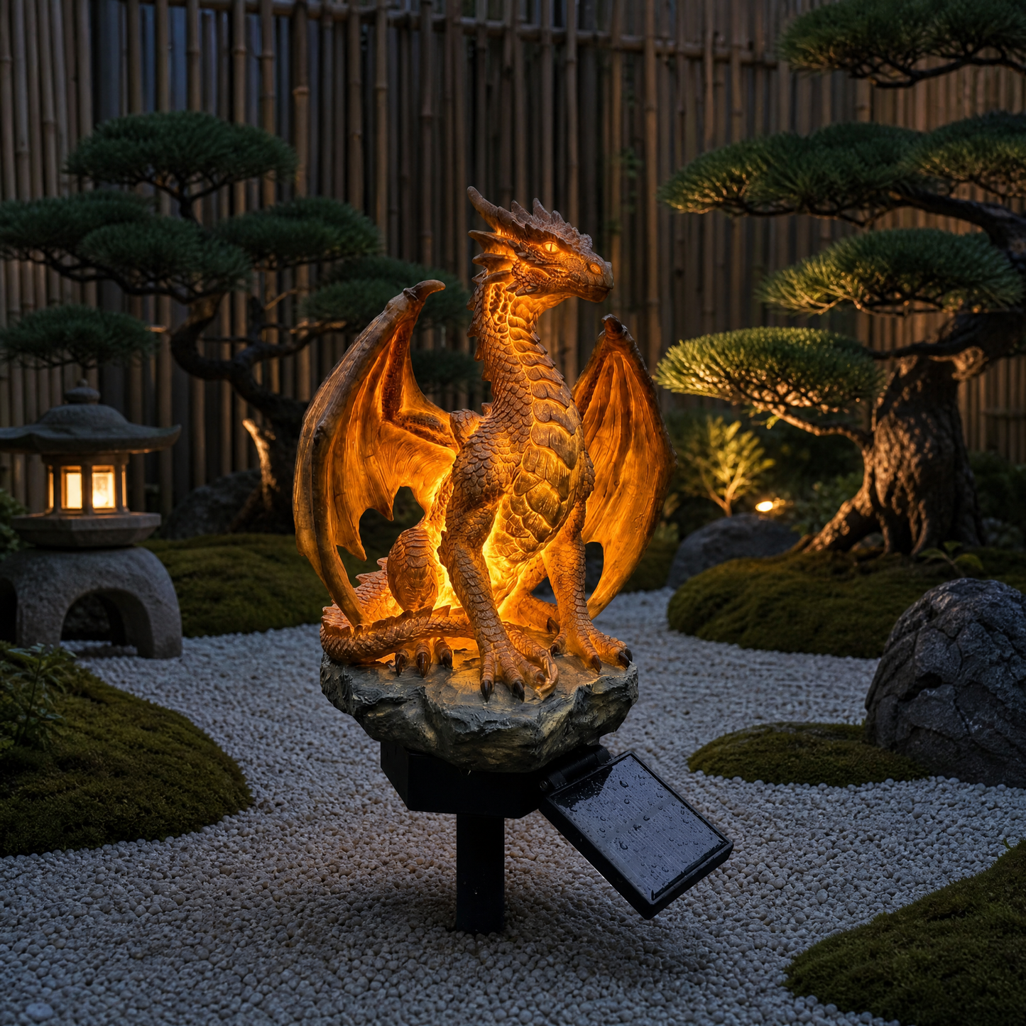 🐉✨Dragon Legacy Golden Ember Edition Solar Garden Light