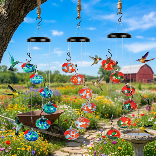 🔥 Last Day 49% OFF🎐Charming Wind Chimes Hummingbird feeders