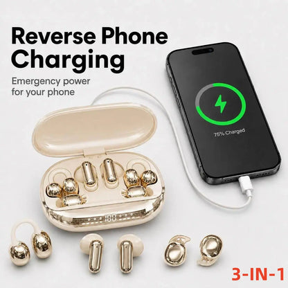 ⚡Wireless Earbuds with Power Bank Case