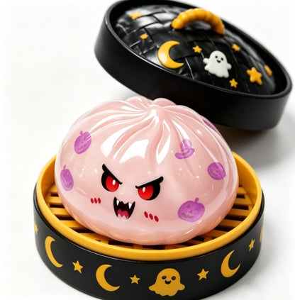 🎃 Halloween Steamed Bun Squishy Mystery Box Toy