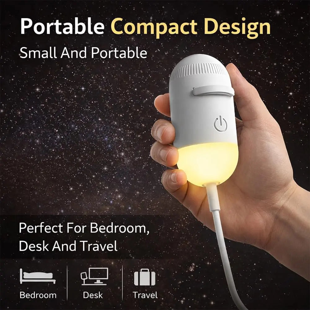 Galaxy Projector 2-in-1 Starry Sky Night Light USB