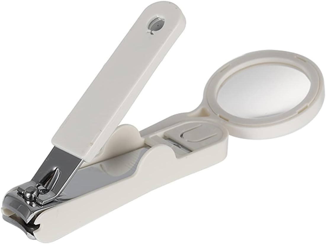 Pet Nail Clippers with Magnifying Glass, Safe Sharp Pet Claw Trimmer for Cats & Small Dogs, Anti-Splinter Nail Cutter for Home Grooming