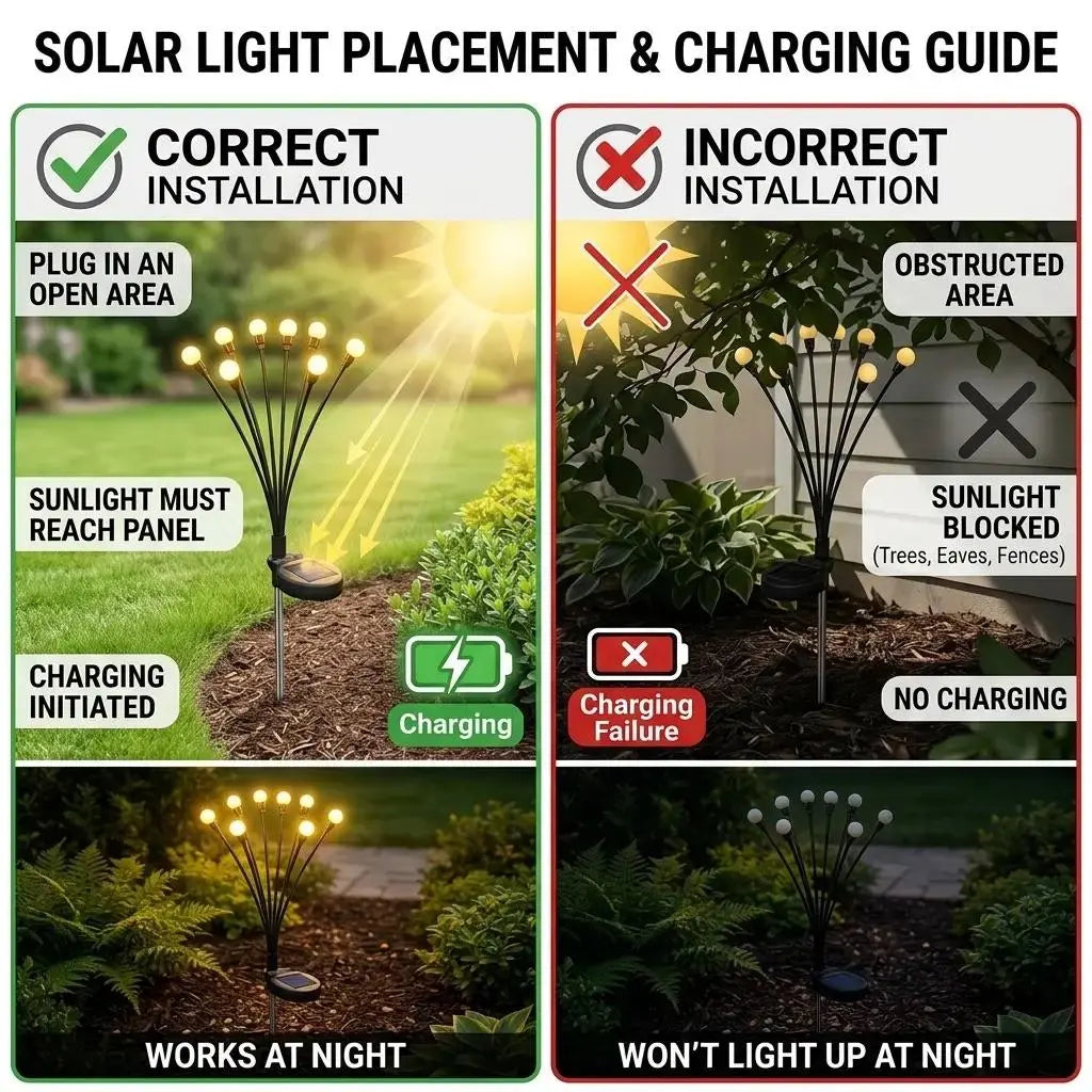 🔥Last day 50% OFF🔥Outdoor Solar Firefly Lights with Auto Dusk-to-Dawn Glow-Buy More Save More
