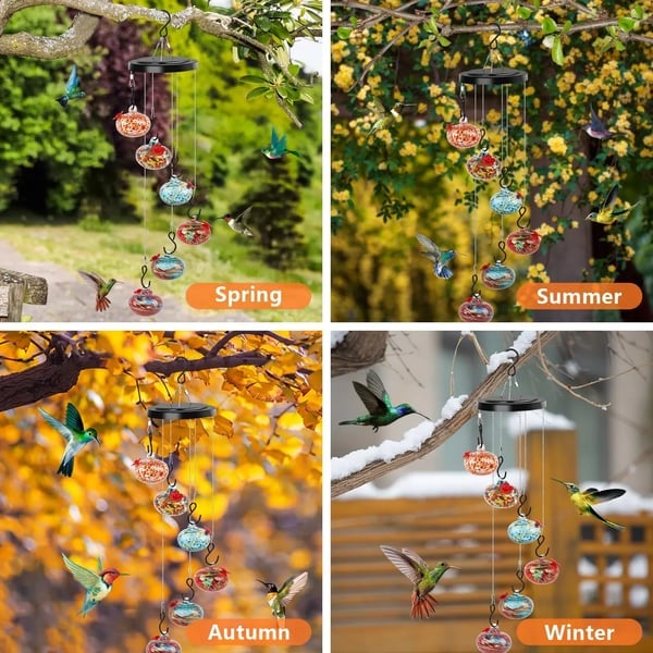 🔥 Last Day 49% OFF🎐Charming Wind Chimes Hummingbird feeders