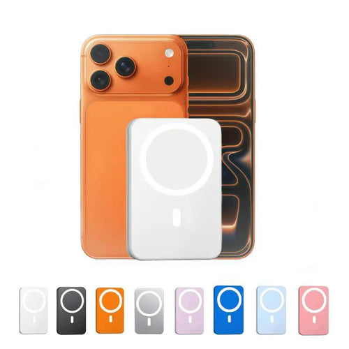 5000mAh Magnetic Power Bank for iPhone 12-17 Series with MagSafe