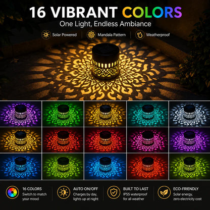 🌙 2026 New Solar Mandala Lights
