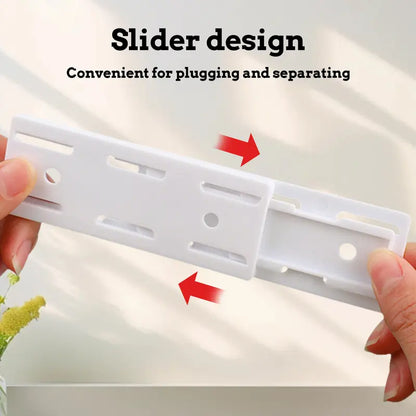 10-Pack Adhesive Power Strip Holder – No-Drill Wall Mount Cable Organizer
