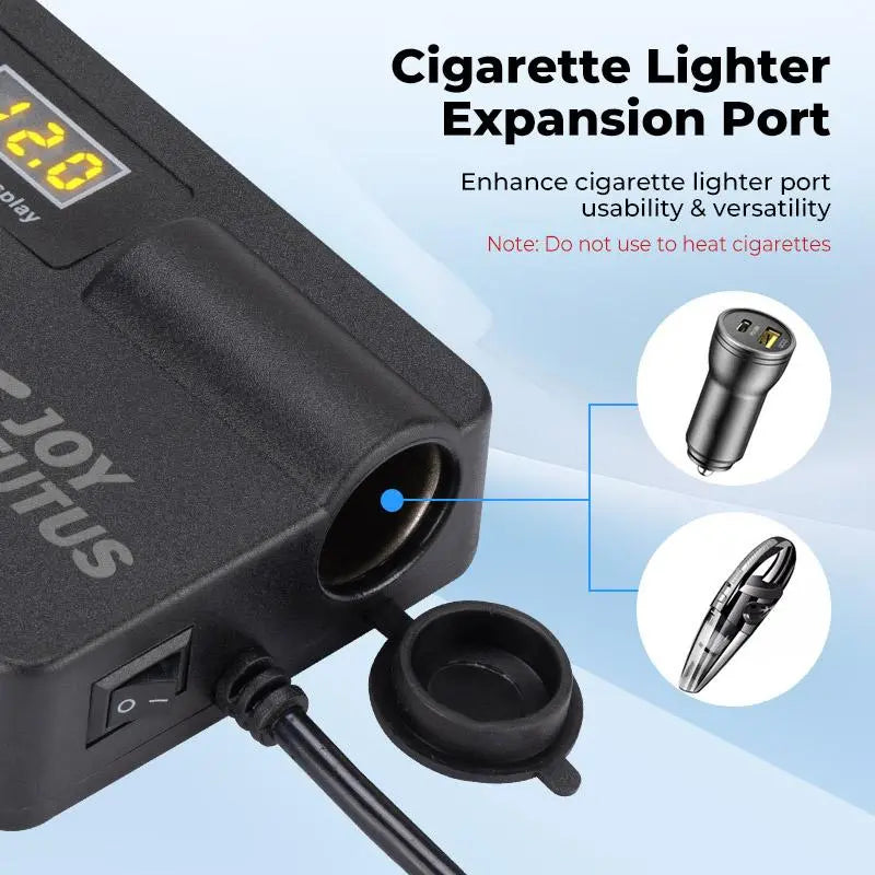 ⚡ Portable Car Power Inverter – Turn Your Vehicle Into a Mobile Power Station | QC3.0 Fast Charging & USB Power Supply