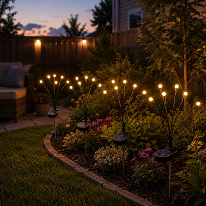 🔥Last day 50% OFF🔥Outdoor Solar Firefly Lights with Auto Dusk-to-Dawn Glow-Buy More Save More