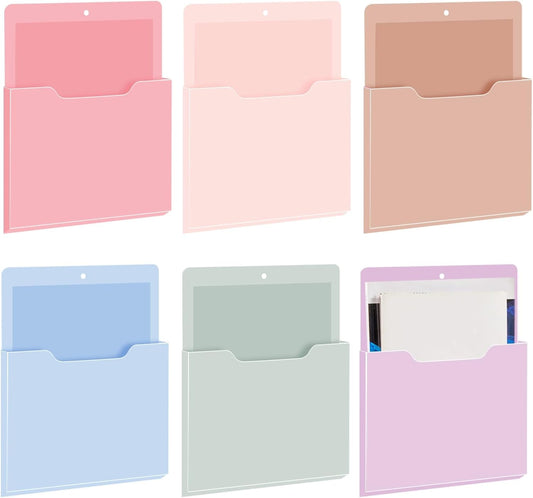 Magnetic Wall File Organizer Magnetic Wall File Holder Refrigerator Magazine Holder for Mail Letters Paper