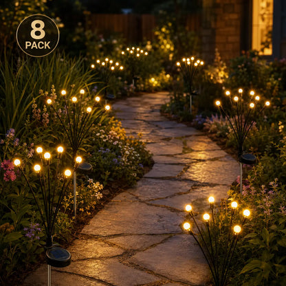 🔥Last day 50% OFF🔥Outdoor Solar Firefly Lights with Auto Dusk-to-Dawn Glow-Buy More Save More