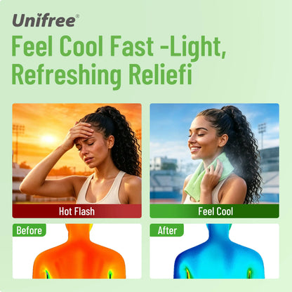 Unifree Cooling Towels & XL Menthol Cooling Wipes, Instant & Long Lasting Cooling Relief for Hot Weather & Summer Heat, Outdoor, Long Drives, Game day & Beach