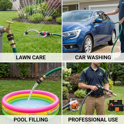 🔥2026 Universal Quick Connect Pro Garden Hose Fittings – Heavy-Duty Reusable Premium Rust-Proof Hose Coupler Set 🛠️
