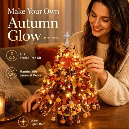 DIY Beaded Christmas Tree Kit with Lights – Handmade Crystal Holiday Decor