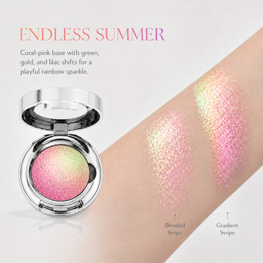 ✨ 2026 New Multichrome Baked Eyeshadow Highlighter | Color-Shifting Gradient Glow