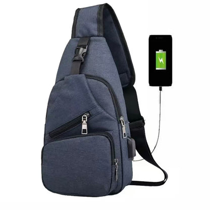 🔥Men's Waterproof Oxford Sling Chest Bag for Travel & Daily Use
