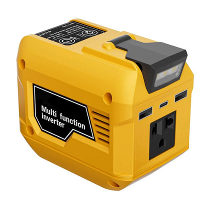 🎁Last Day 50% OFF🔋250W Portable Power Inverter – Turn 18V–21V Tool Batteries Into 220V AC Power
