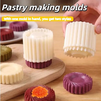 🌻 Floral Pastry & Cookie Press Mold | Beautiful Patterns In One Press