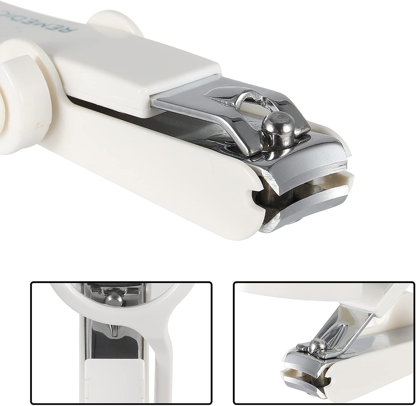 Pet Nail Clippers with Magnifying Glass, Safe Sharp Pet Claw Trimmer for Cats & Small Dogs, Anti-Splinter Nail Cutter for Home Grooming