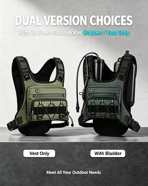 New tactical chest pack, multi-functional off-road motorcycle bag, travel portable hiking bag, riding backpack