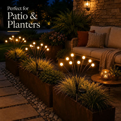 🔥Last day 50% OFF🔥Outdoor Solar Firefly Lights with Auto Dusk-to-Dawn Glow-Buy More Save More