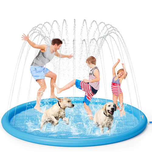Splash Mat – Anti-Slip Water Play for Dogs & Kids, Summer Fun