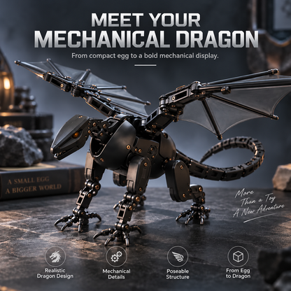 🥚🐉 DragonMorph – Egg to Dragon Transforming Mechanical Toy