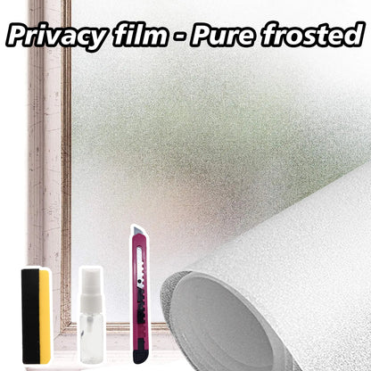 🪟 Static Cling Window Privacy Film | Daytime Privacy & Sun Control
