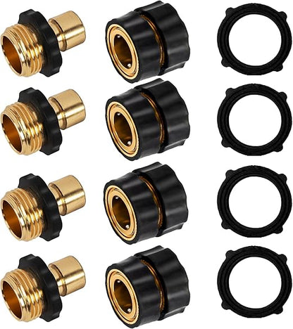 🔥2026 Universal Quick Connect Pro Garden Hose Fittings – Heavy-Duty Reusable Premium Rust-Proof Hose Coupler Set 🛠️