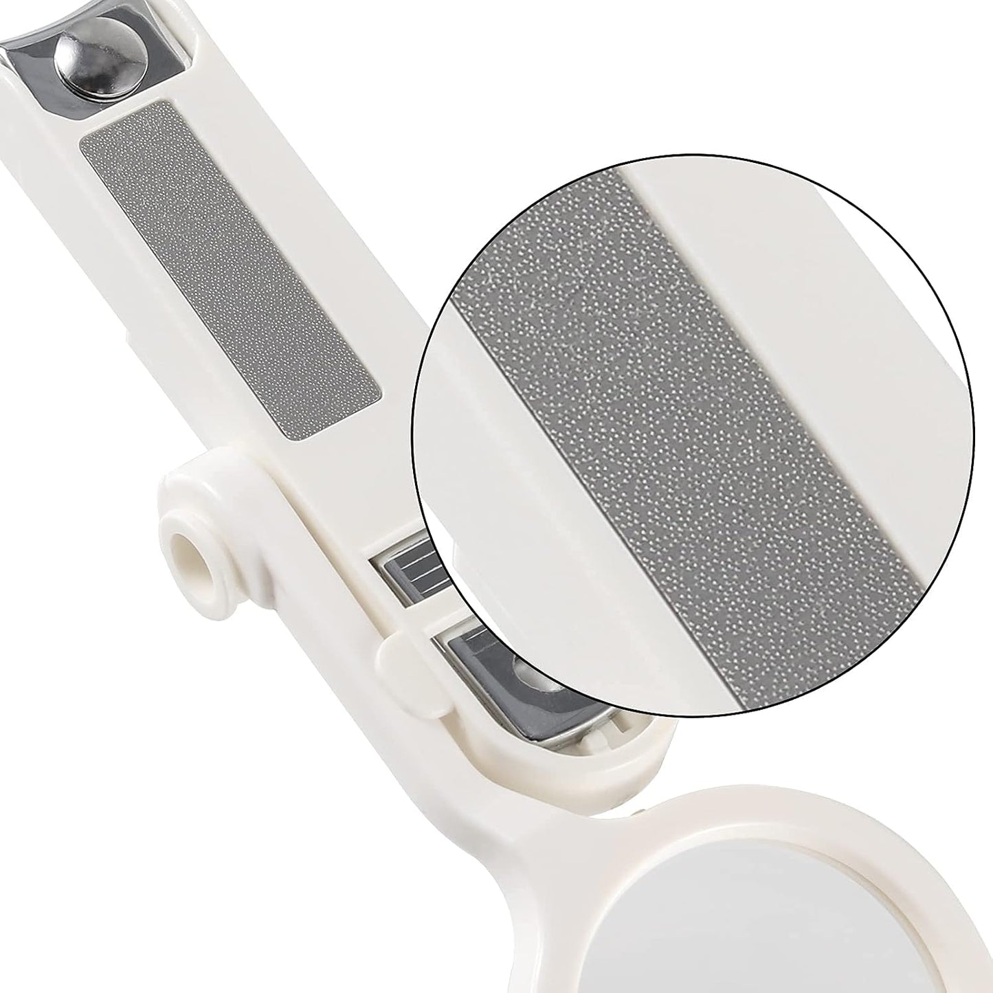 Pet Nail Clippers with Magnifying Glass, Safe Sharp Pet Claw Trimmer for Cats & Small Dogs, Anti-Splinter Nail Cutter for Home Grooming