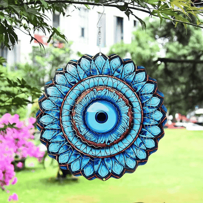 🏠Lucky Mandala Windmill – 3D Kinetic Art, Indoor/Outdoor, Stainless Steel