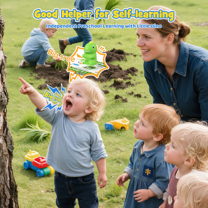 Dinosaur Talking Flash Cards - Montessori Learning Set
