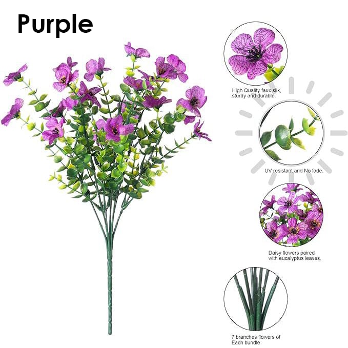 🌸Last Day Sale 50% OFF💐 UV Resistant Colorful Artificial Flower