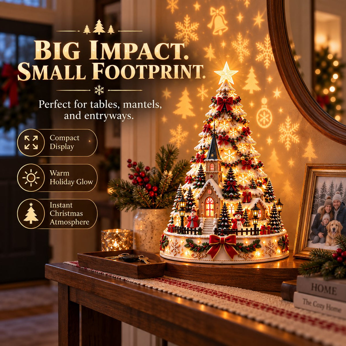 🏆 6,000+ Sold - 🎄MerryRealm Christmas Village Lightscape Tree