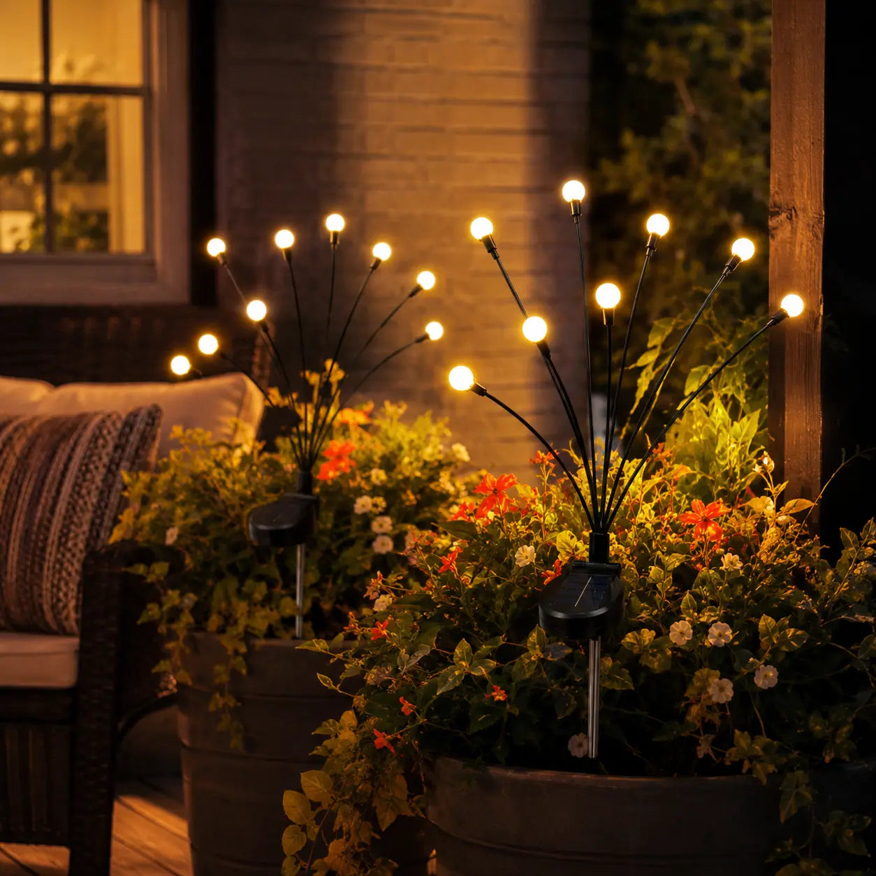 🔥Last day 50% OFF🔥Outdoor Solar Firefly Lights with Auto Dusk-to-Dawn Glow-Buy More Save More