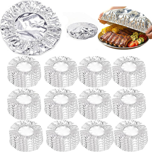 🍳Aluminum Foil Heat Shield Covers – No Plastic, Heat-Resistant, Reusable