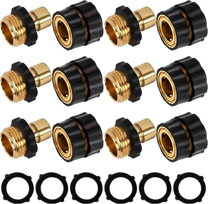 🔥2026 Universal Quick Connect Pro Garden Hose Fittings – Heavy-Duty Reusable Premium Rust-Proof Hose Coupler Set 🛠️