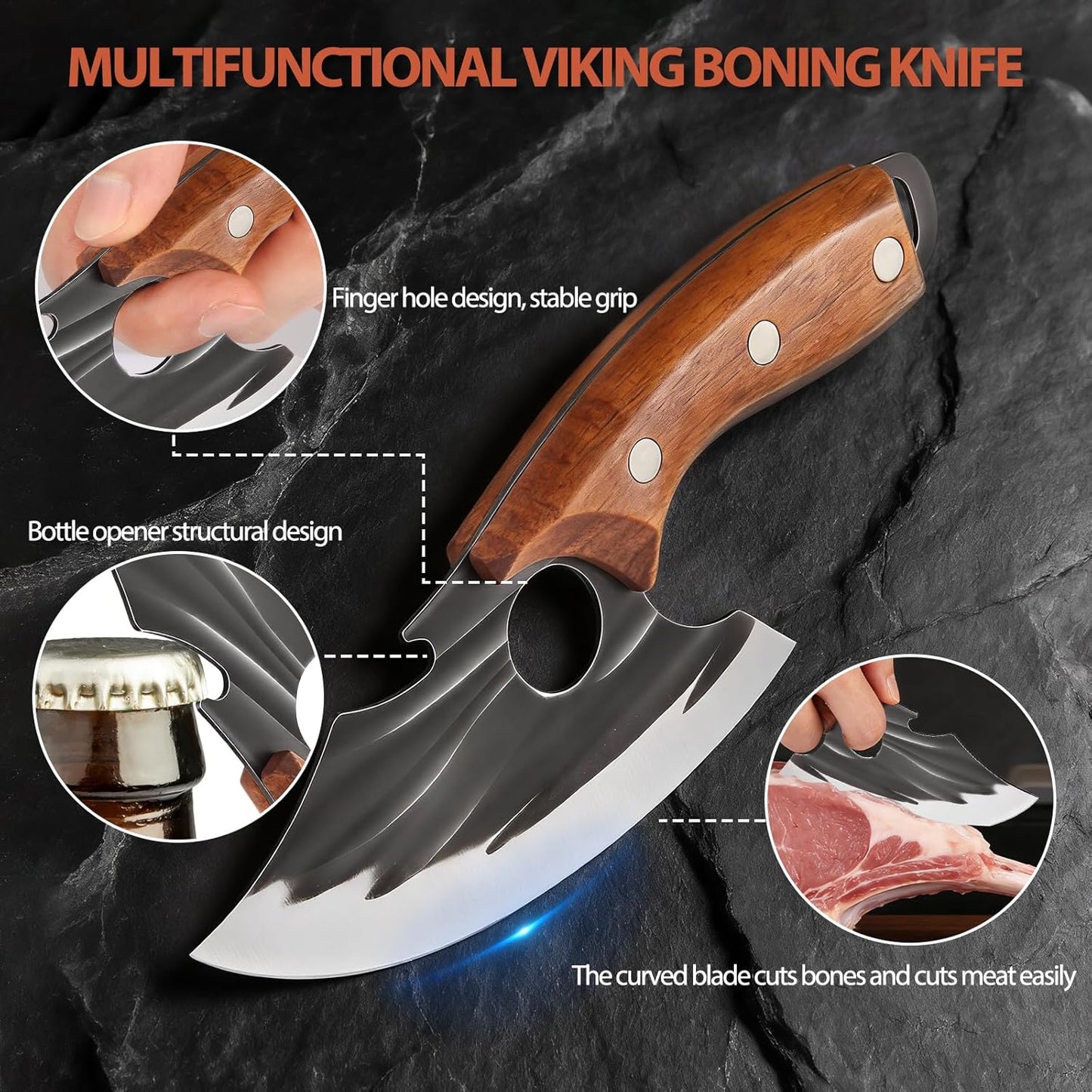 📦[Buy 1 Get 1 Free] New Premium 2-Piece Kitchen Knife Set – Hand-Forged
