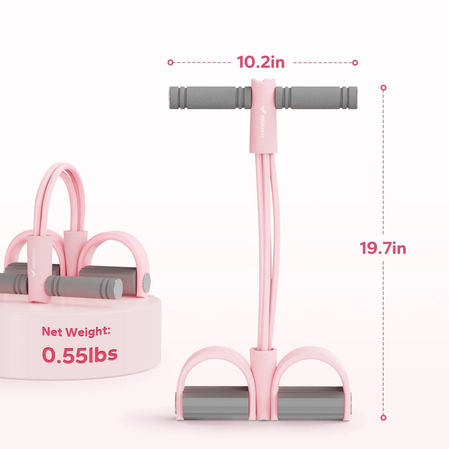 Merach Multifunction Pedal Resistance Band for Home Gym