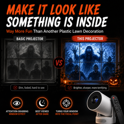🧟👻New Halloween window projector📽️