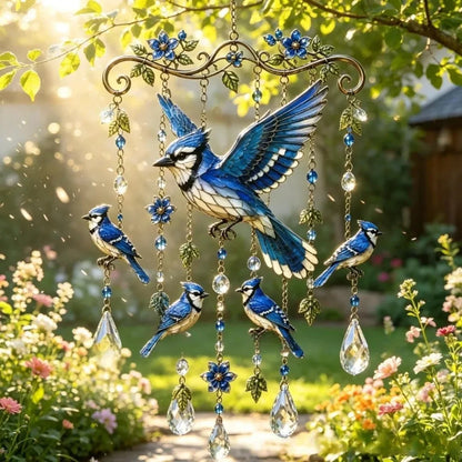 🐦Elegant Hummingbird Garden Wind Chime Suncatcher