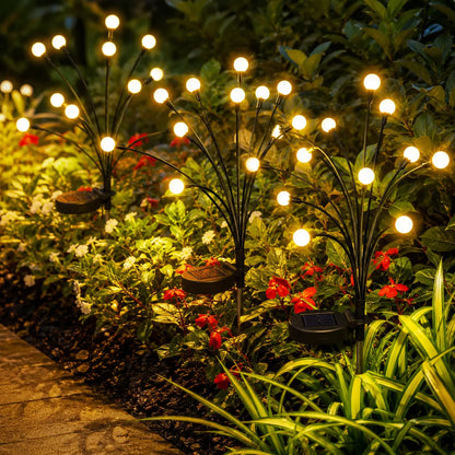 🔥Last day 50% OFF🔥Outdoor Solar Firefly Lights with Auto Dusk-to-Dawn Glow-Buy More Save More