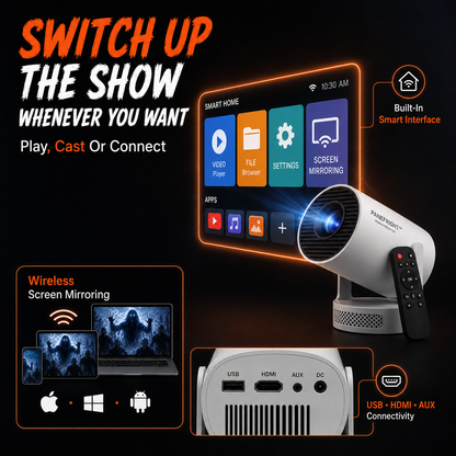 🧟👻New Halloween window projector📽️