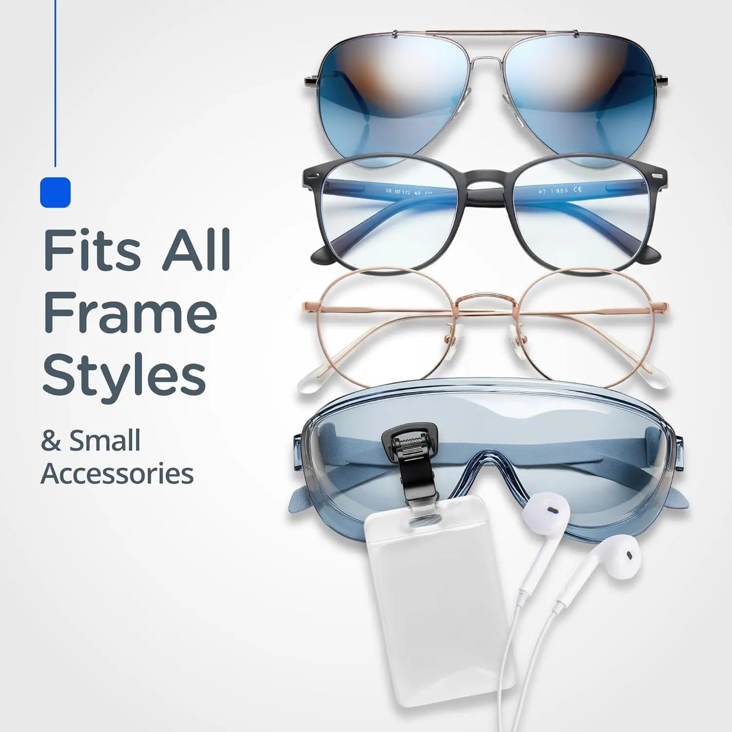 Magnetic Glasses Holder - Premium Strength, USA Made, Lifetime Guarantee