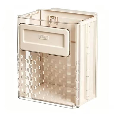 Wall Mounted Underwear Storage Organizer, Punch-Free Hidden Drawer Storage Box for Bathroom Cabinet, Wardrobe, Kitchen