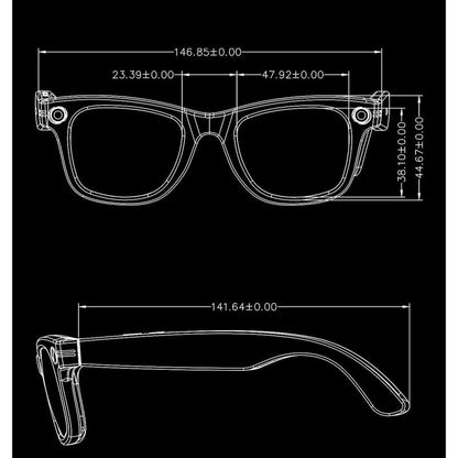 Smart AI Translation Camera Bluetooth Glasses—8 MP Pixels, 160+ Languages, Real-Time Translation
