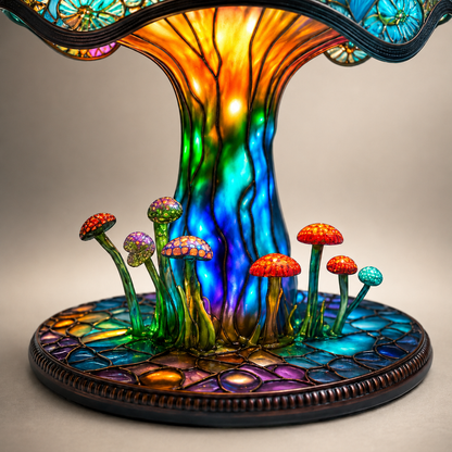 🏆 2026 Best Seller 🍄 Tiffany-Style Mushroom Lamp ✨ Transform Any Space with Magical Glow