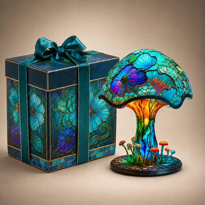 🏆 2026 Best Seller 🍄 Tiffany-Style Mushroom Lamp ✨ Transform Any Space with Magical Glow