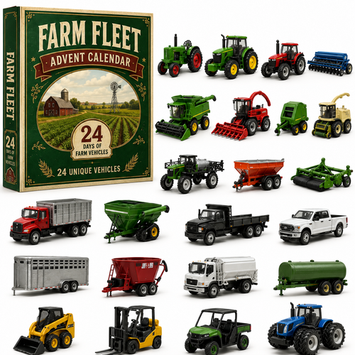 🚜Build the Fleet Collection 24-Day Vehicle Advent Calendar Series | ✨A New Adventure Every Morning