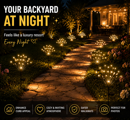 ✨ Turn Your Dark Backyard Into a Cozy Glowing Garden Instantly(4Pcs)